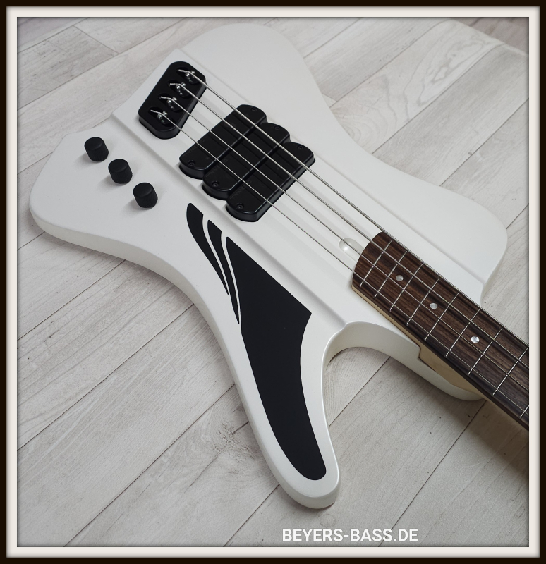 Dingwall D-Roc Standard 4 PF, Ducati White